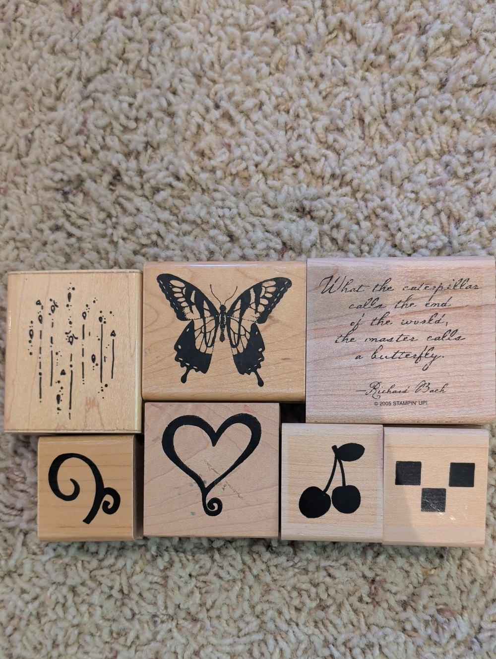 Wooden Rubber Stamps